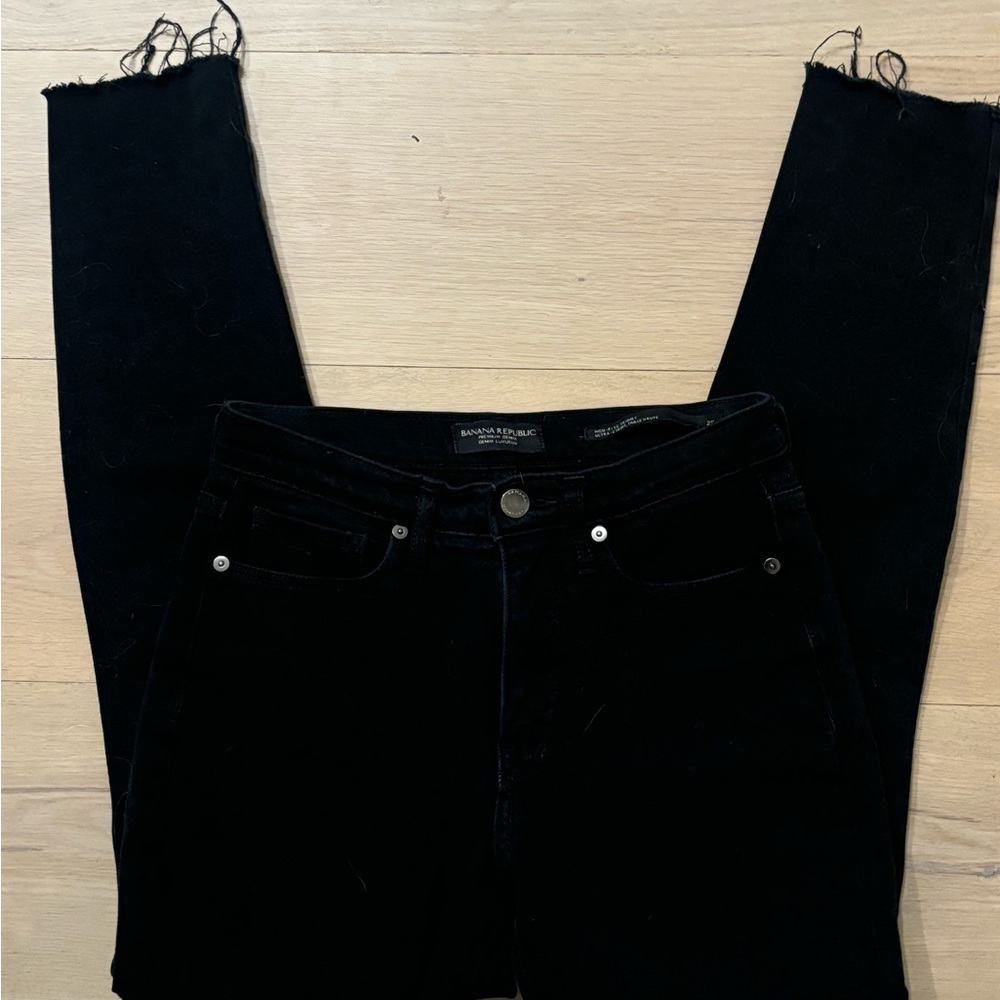 Banana Republic Black Ankle Jeans